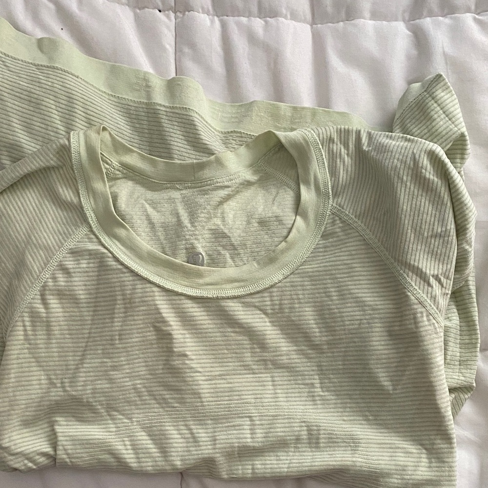 Light Green swiftly short sleeve Shirt